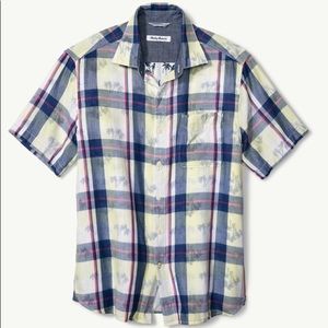 Tommy Bahama double flora short sleeve sport shirt
